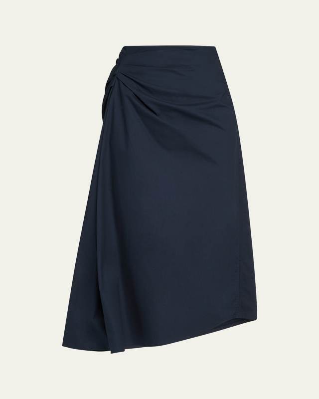 Tessa Ruched Midi Skirt